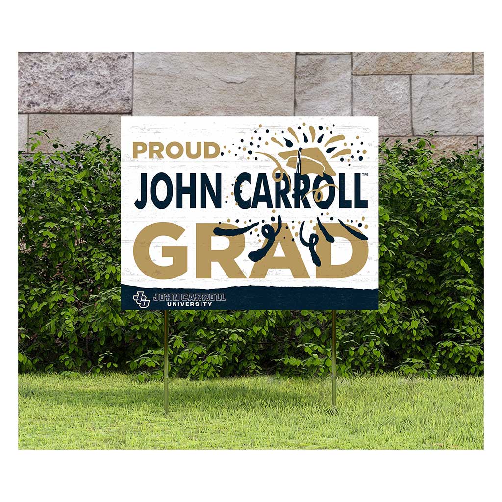 18x24 Lawn Sign Proud Grad With Logo Iona Gaels