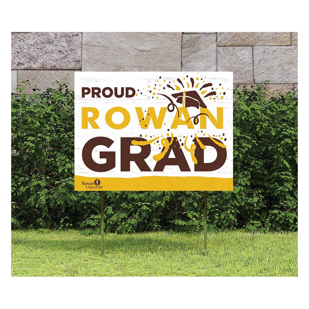 18x24 Lawn Sign Proud Grad With Logo Rowan University Profs