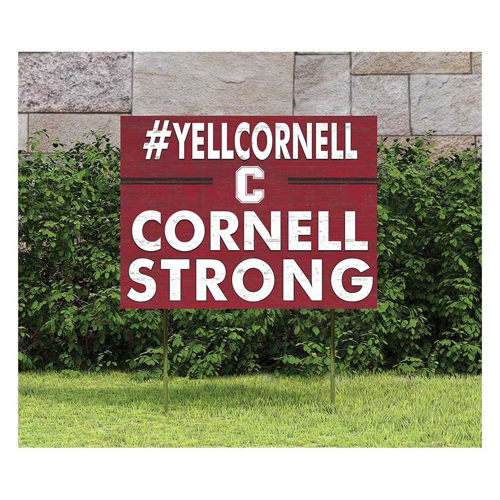 18x24 Lawn Sign I Chose Team Strong Cornell Big Red