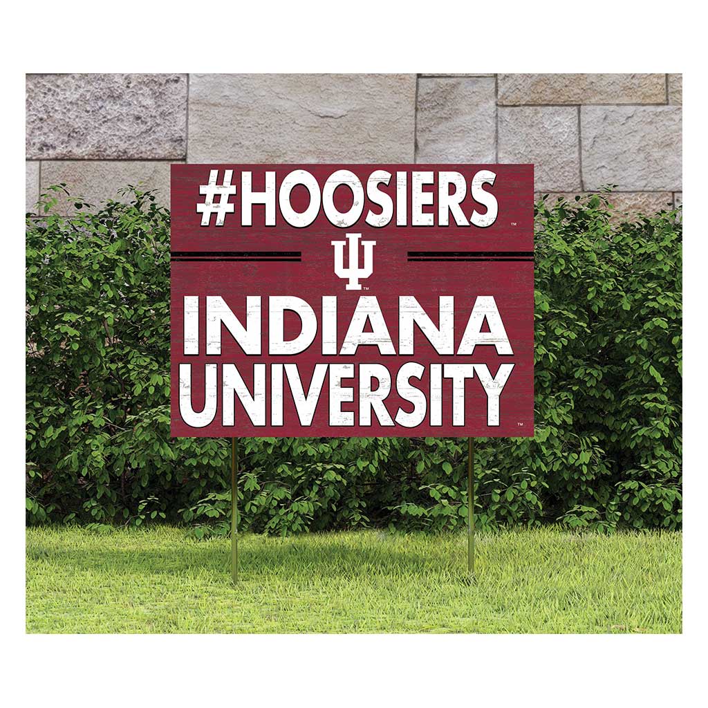 18x24 Lawn Sign I Chose Team Strong Indiana Hoosiers