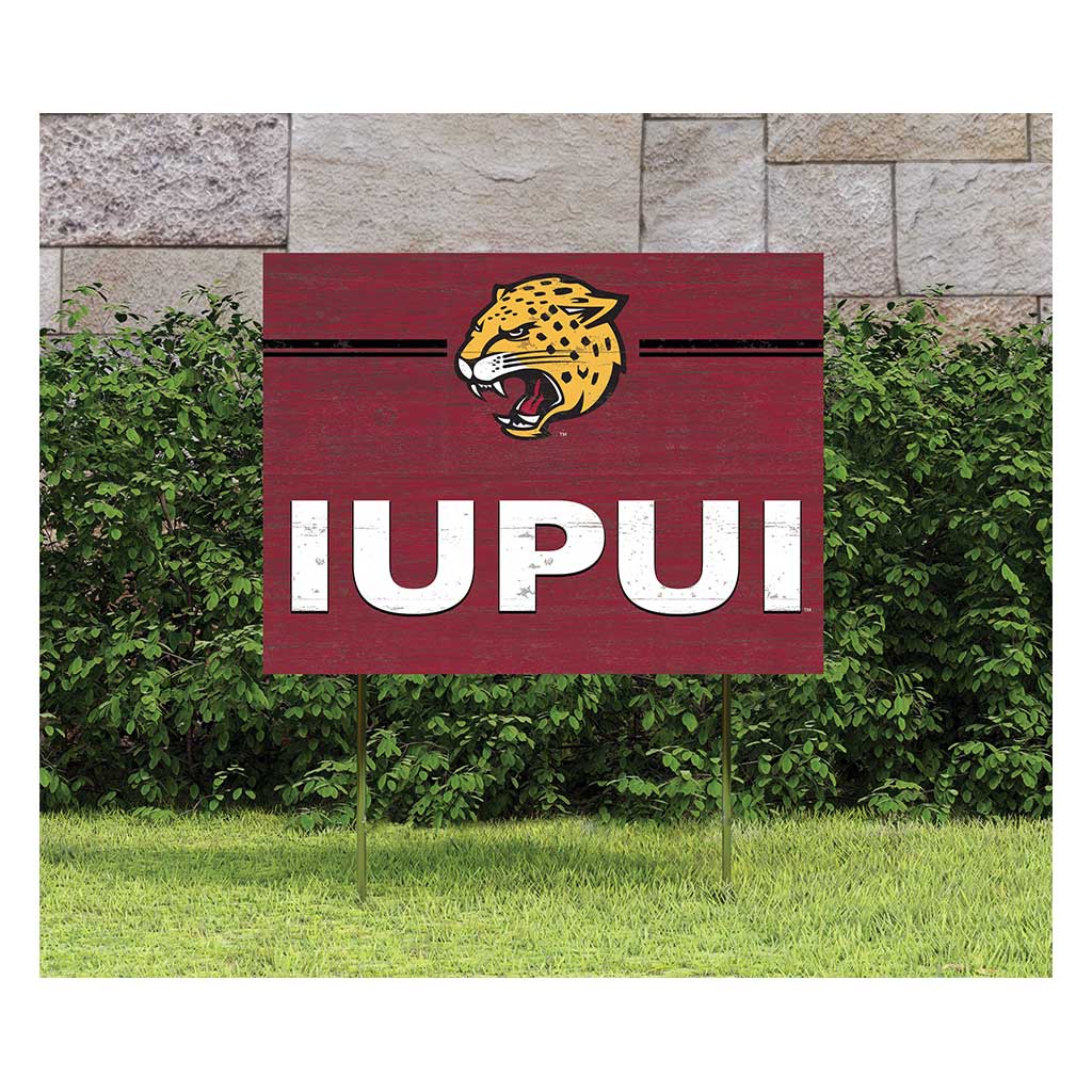 18x24 Lawn Sign I Chose Team Strong IndianaPurdue Indianapolis Jaguars