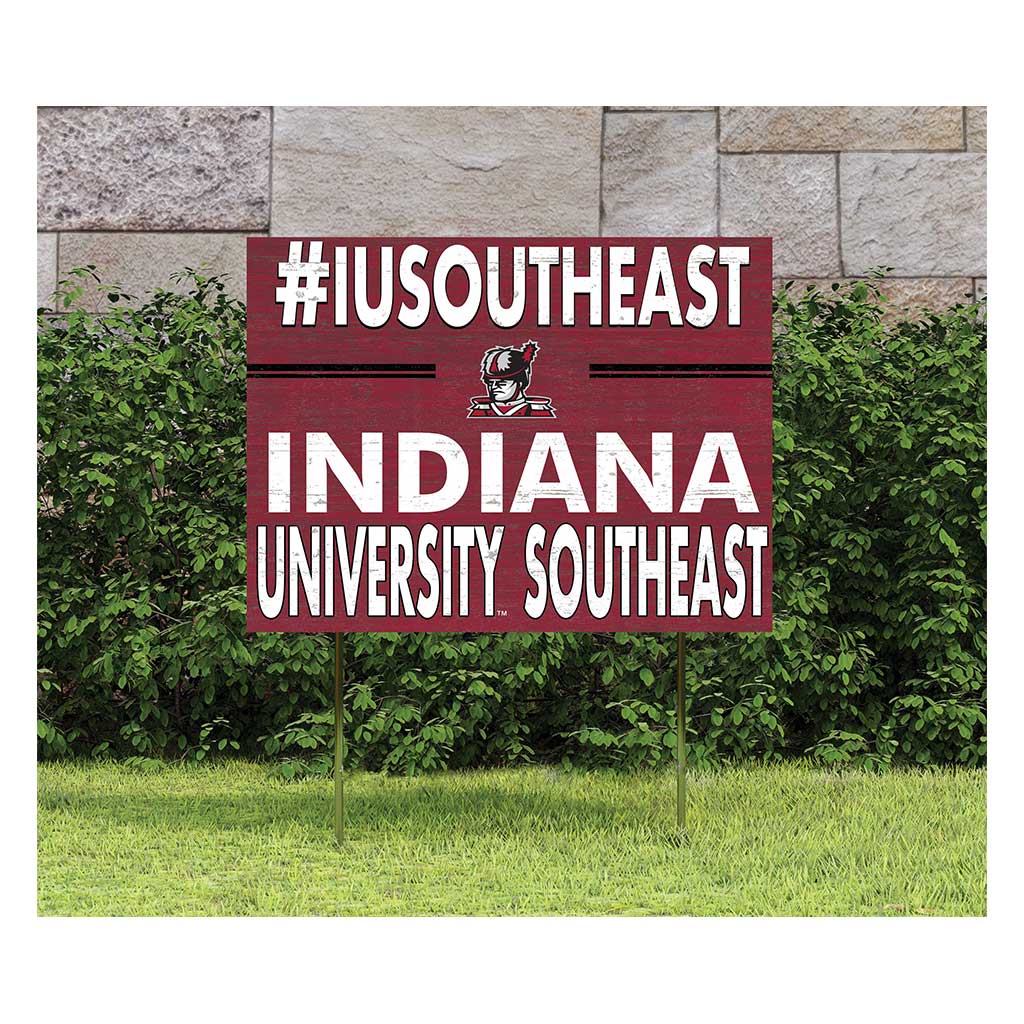 18x24 Lawn Sign I Chose Team Strong Indiana University Southeast Grenadiers