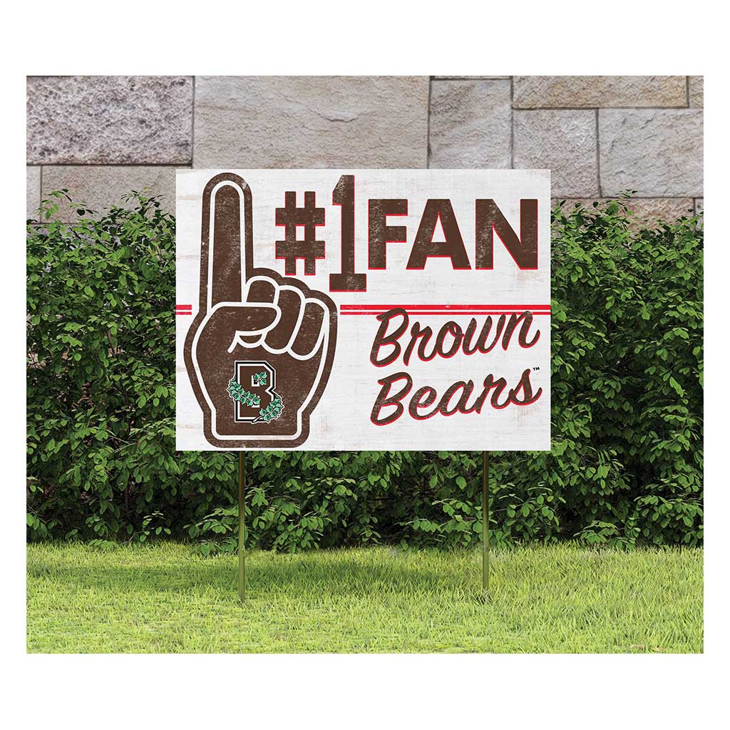 18x24 Lawn Sign #1 Fan Brown Bears