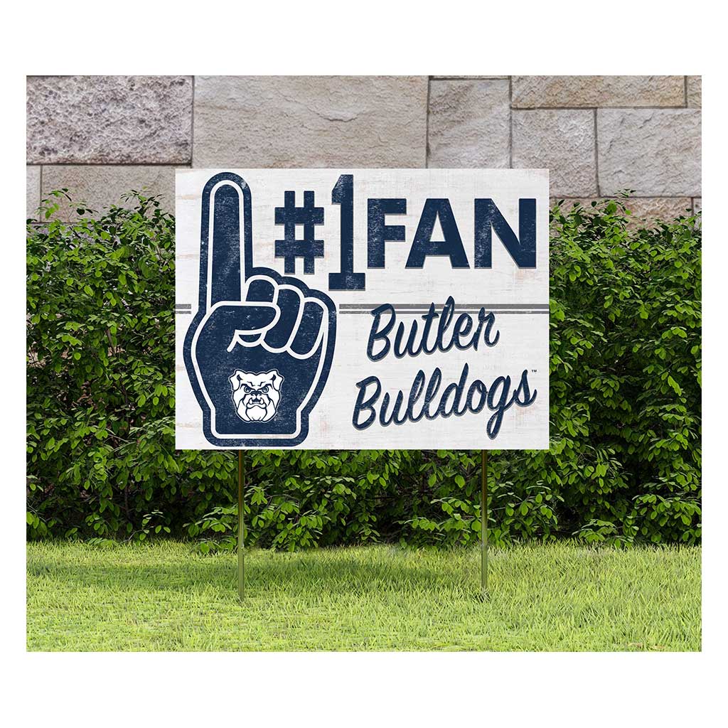 18x24 Lawn Sign #1 Fan Butler Bulldogs