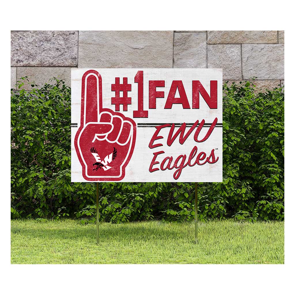 18x24 Lawn Sign #1 Fan Eastern Washington Eagles