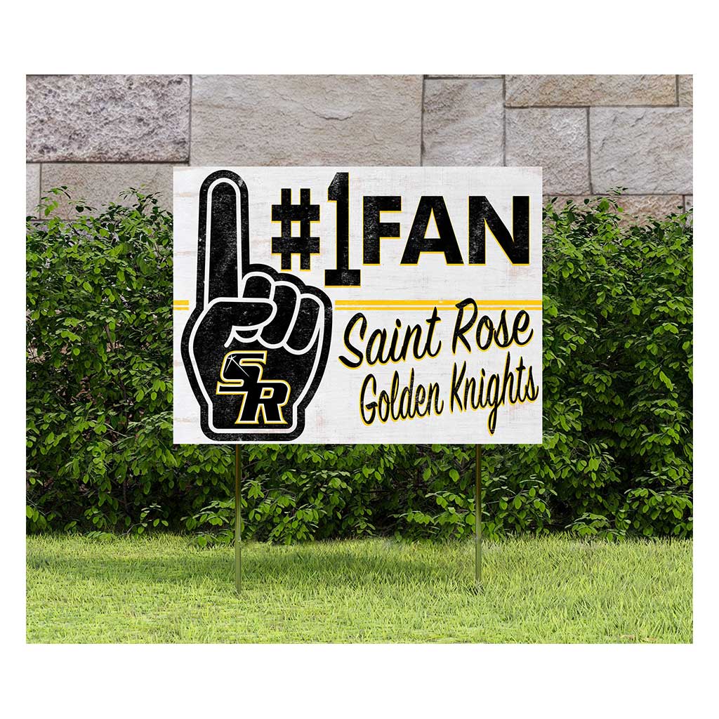 18x24 Lawn Sign #1 Fan The College of Saint Rose Golden Knights