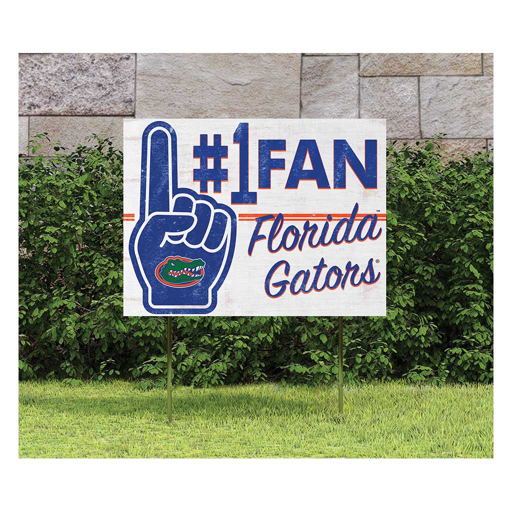 18x24 Lawn Sign #1 Fan Florida Gators