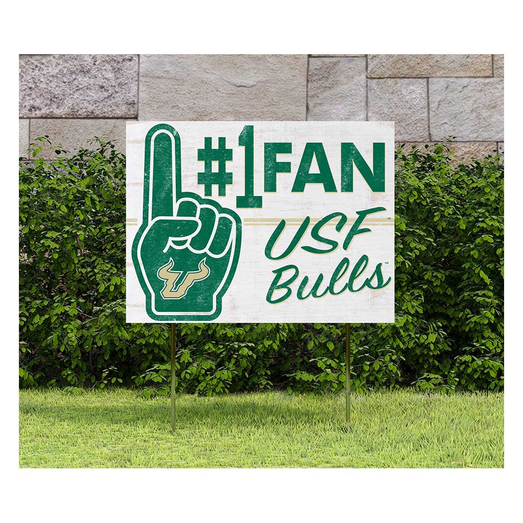 18x24 Lawn Sign #1 Fan South Florida Bulls