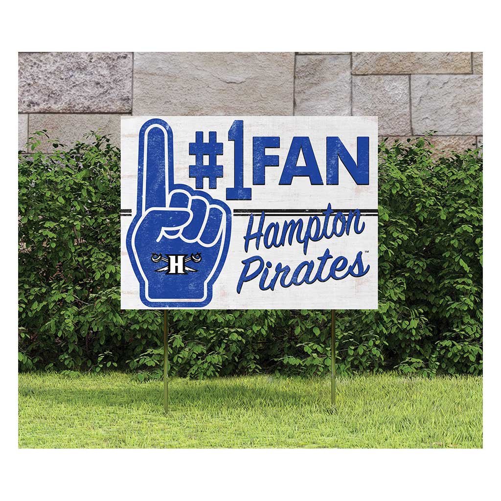 18x24 Lawn Sign #1 Fan Hampton Pirates