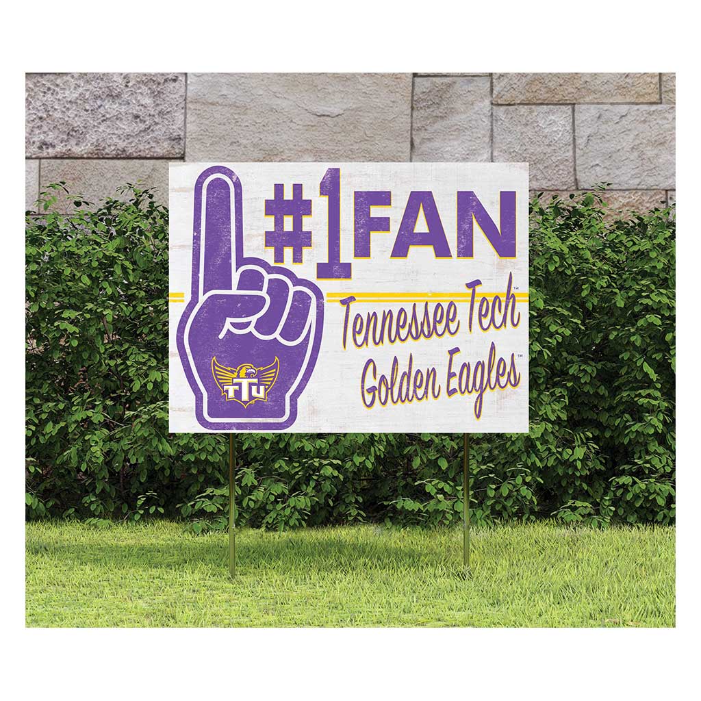 18x24 Lawn Sign #1 Fan Tennessee Tech Golden Eagles
