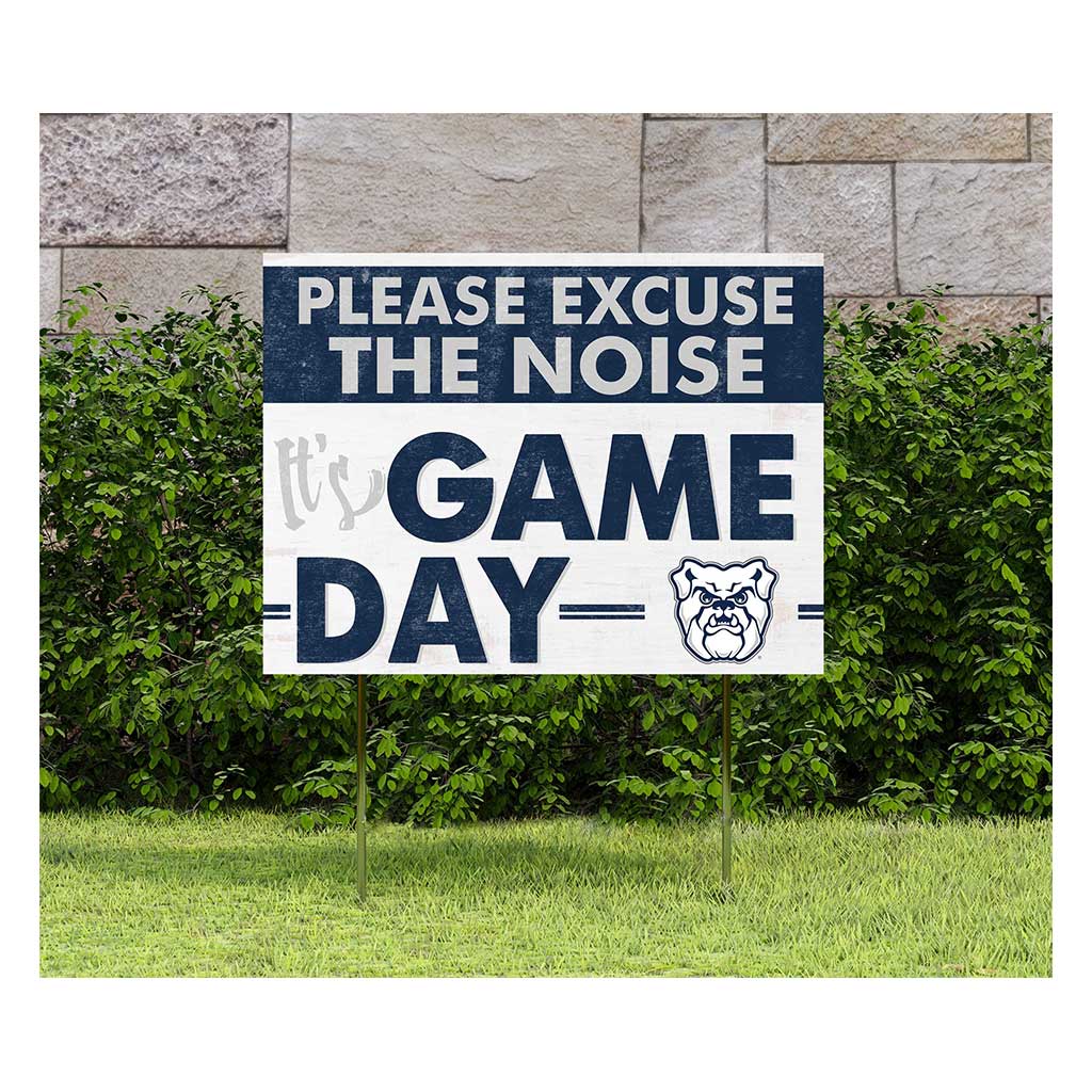18x24 Lawn Sign Excuse the Noise Butler Bulldogs