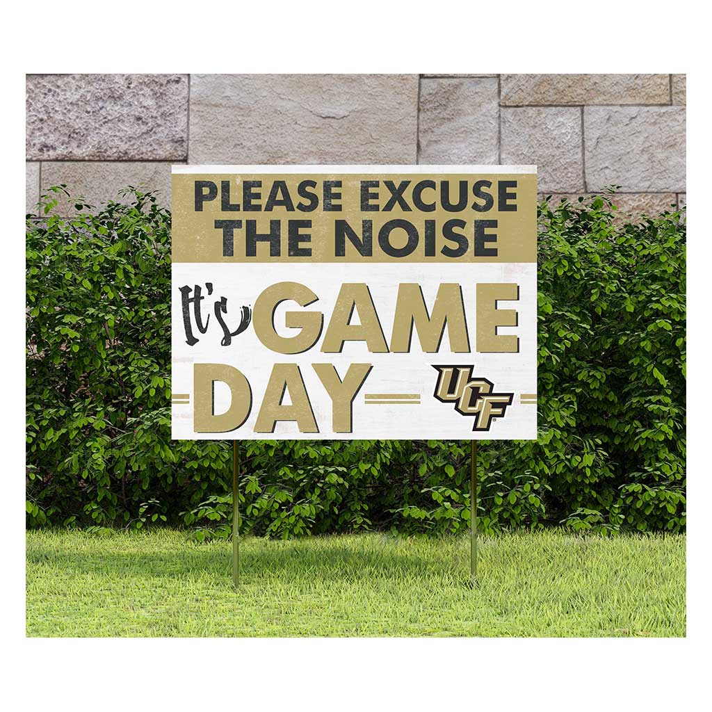 18x24 Lawn Sign Excuse the Noise Central Florida Knights