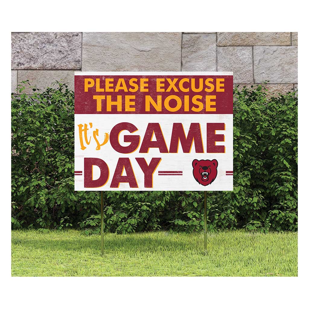 18x24 Lawn Sign Excuse the Noise Ursinus College Bears
