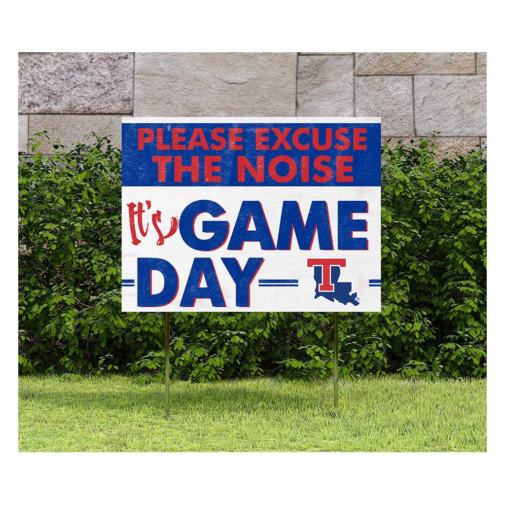 18x24 Lawn Sign Excuse the Noise Louisiana Tech Bulldogs