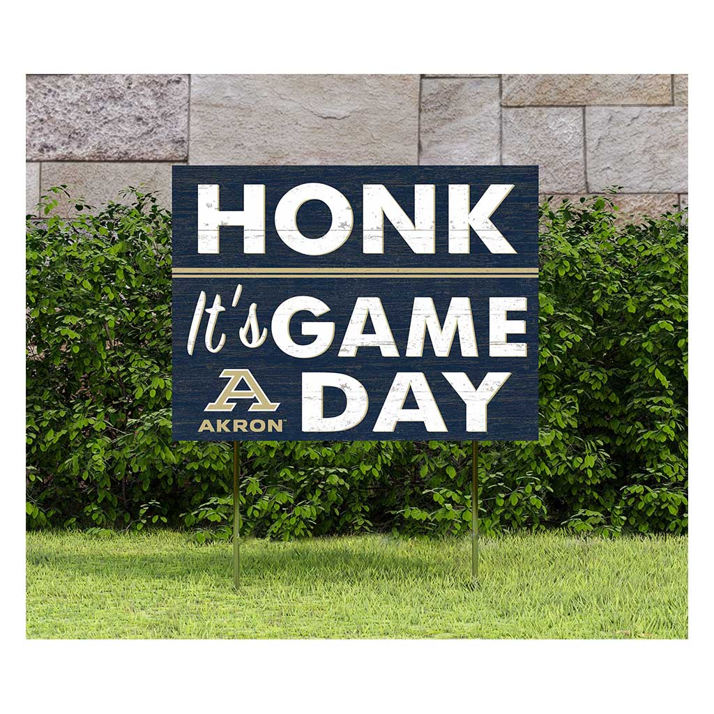 18x24 Lawn Sign Honk Game Day Akron Zips