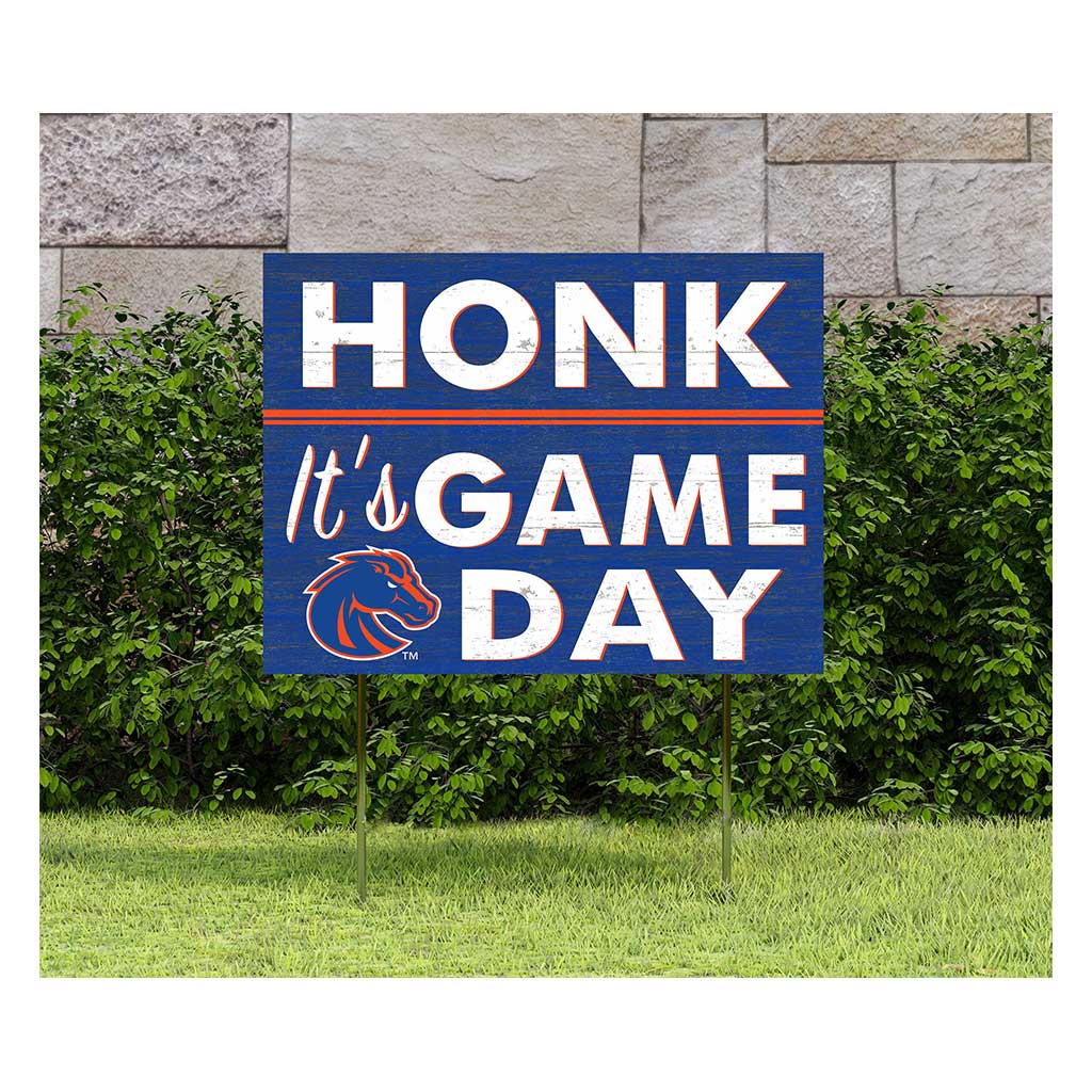 18x24 Lawn Sign Honk Game Day Boise State Broncos
