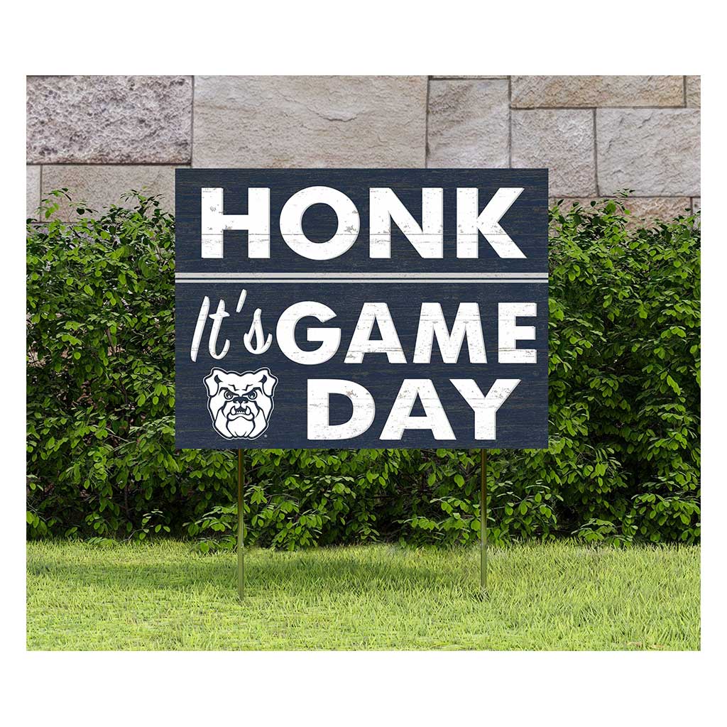 18x24 Lawn Sign Honk Game Day Butler Bulldogs