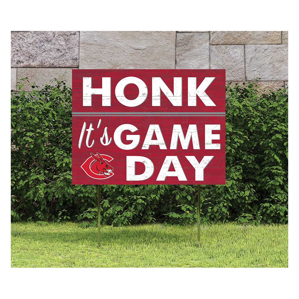 18x24 Lawn Sign Honk Game Day Central Missouri Mules