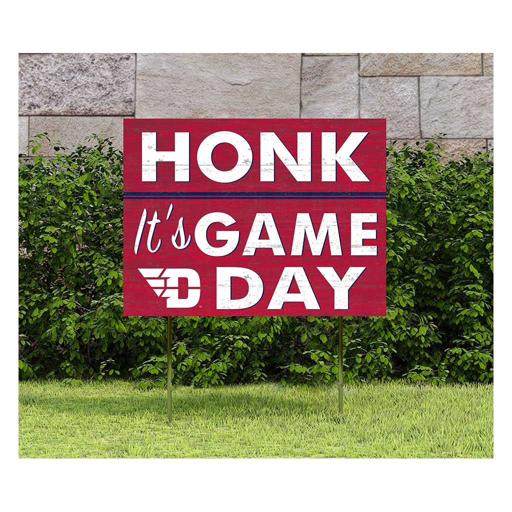 18x24 Lawn Sign Honk Game Day Dayton Flyers