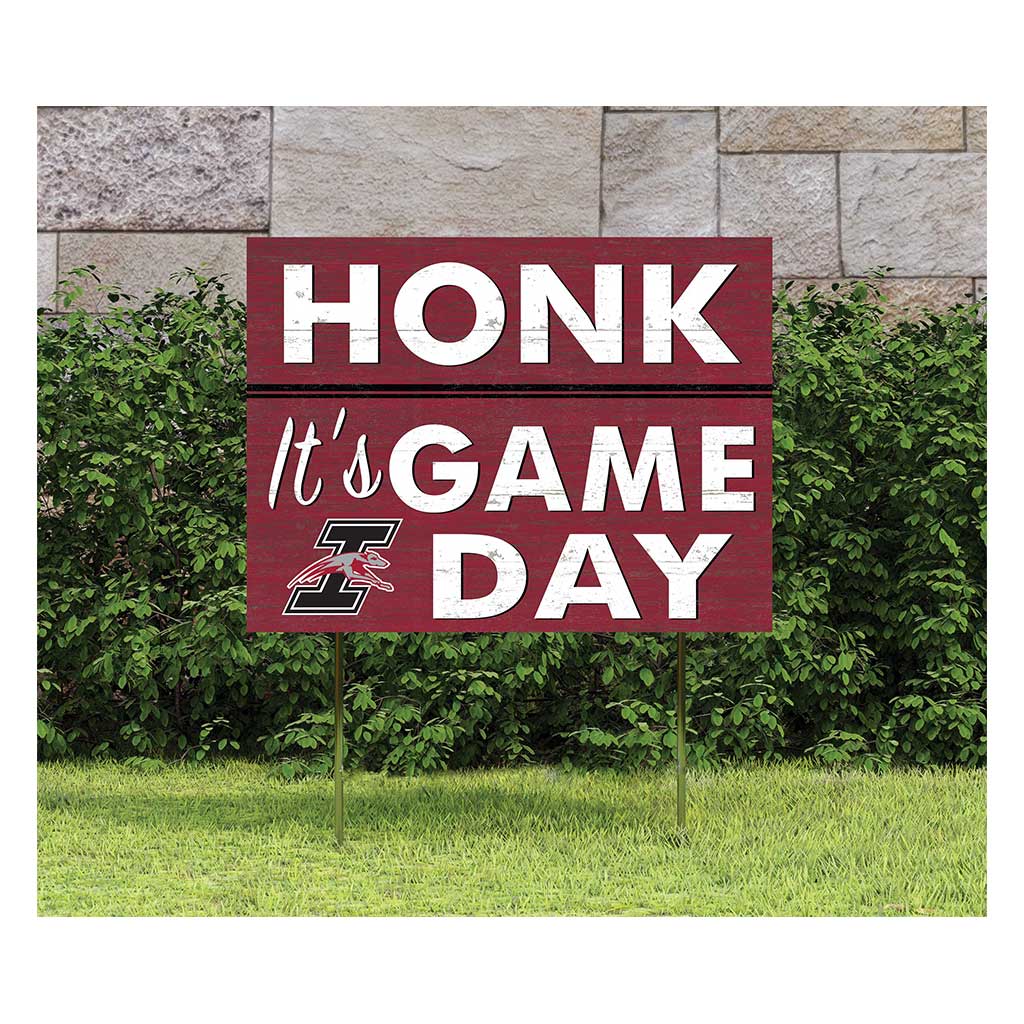 18x24 Lawn Sign Honk Game Day University of Indianapolis Greyhounds