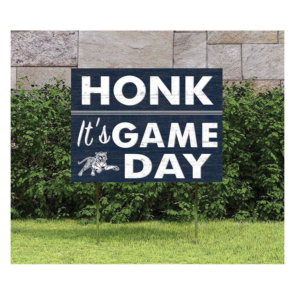 18x24 Lawn Sign Honk Game Day Jackson State Tigers