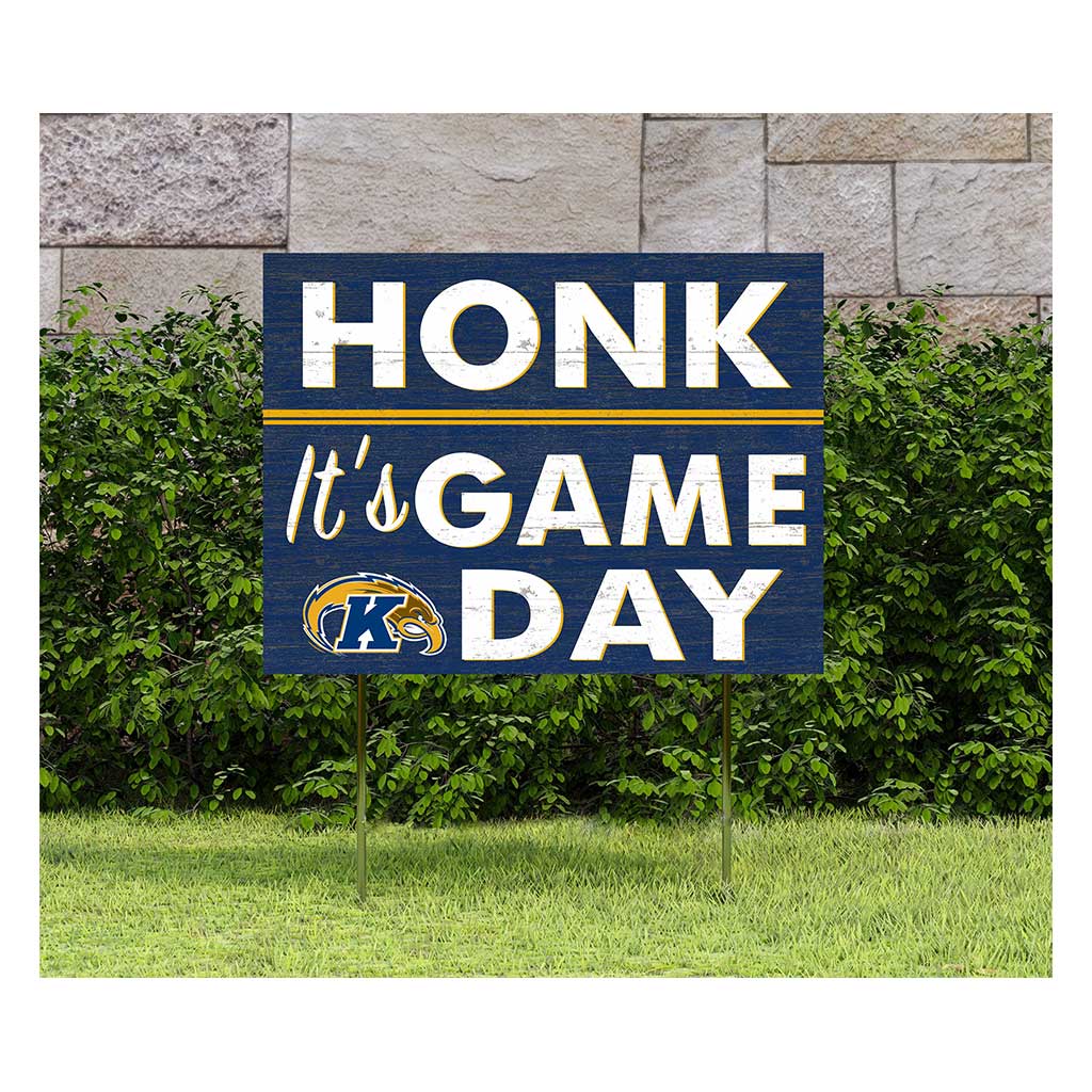 18x24 Lawn Sign Honk Game Day Kent State Golden Flashes