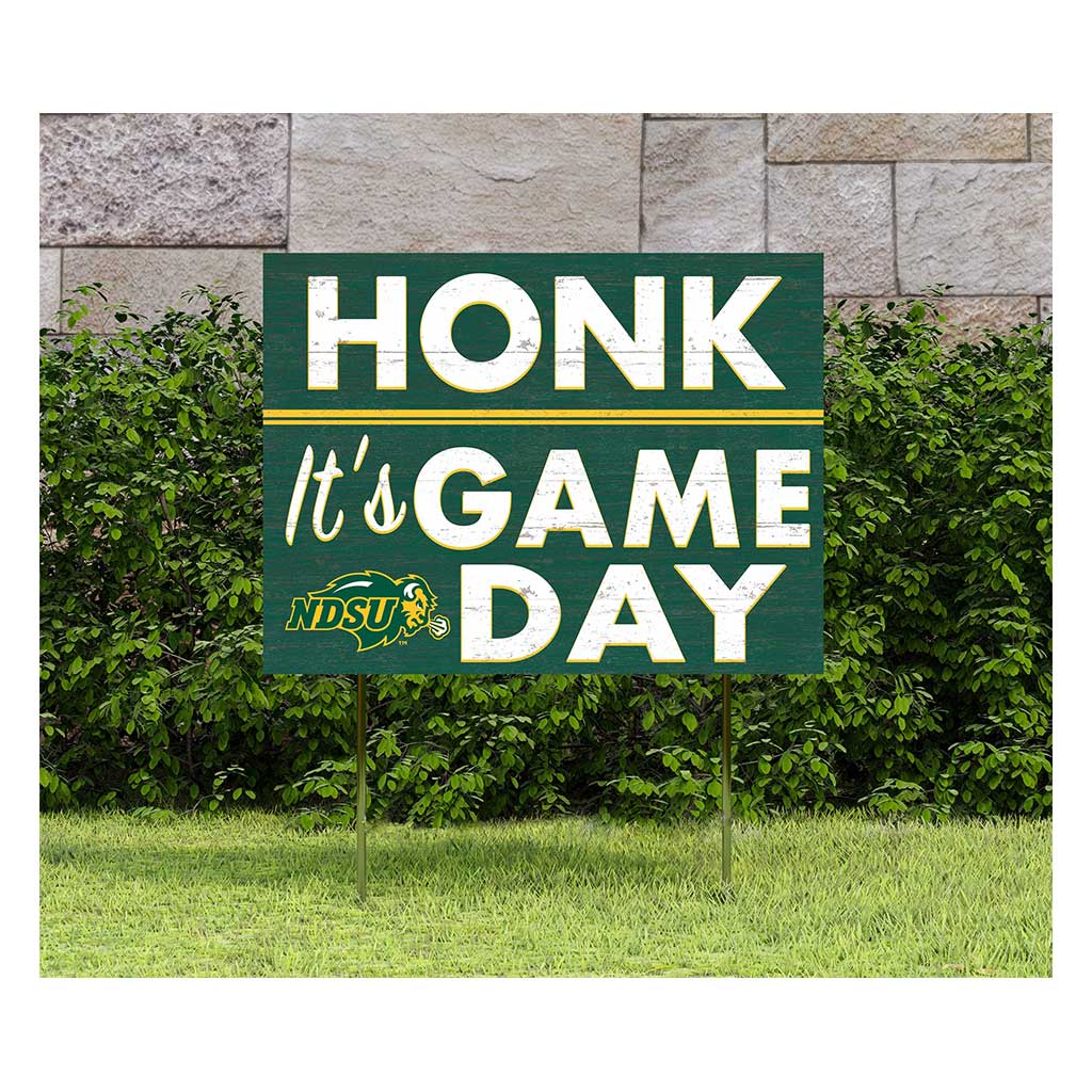 18x24 Lawn Sign Honk Game Day North Dakota State Bison