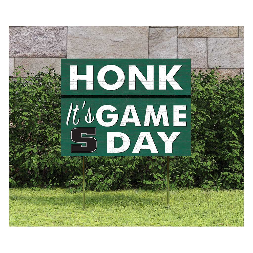 18x24 Lawn Sign Honk Game Day Slippery Rock The Rock