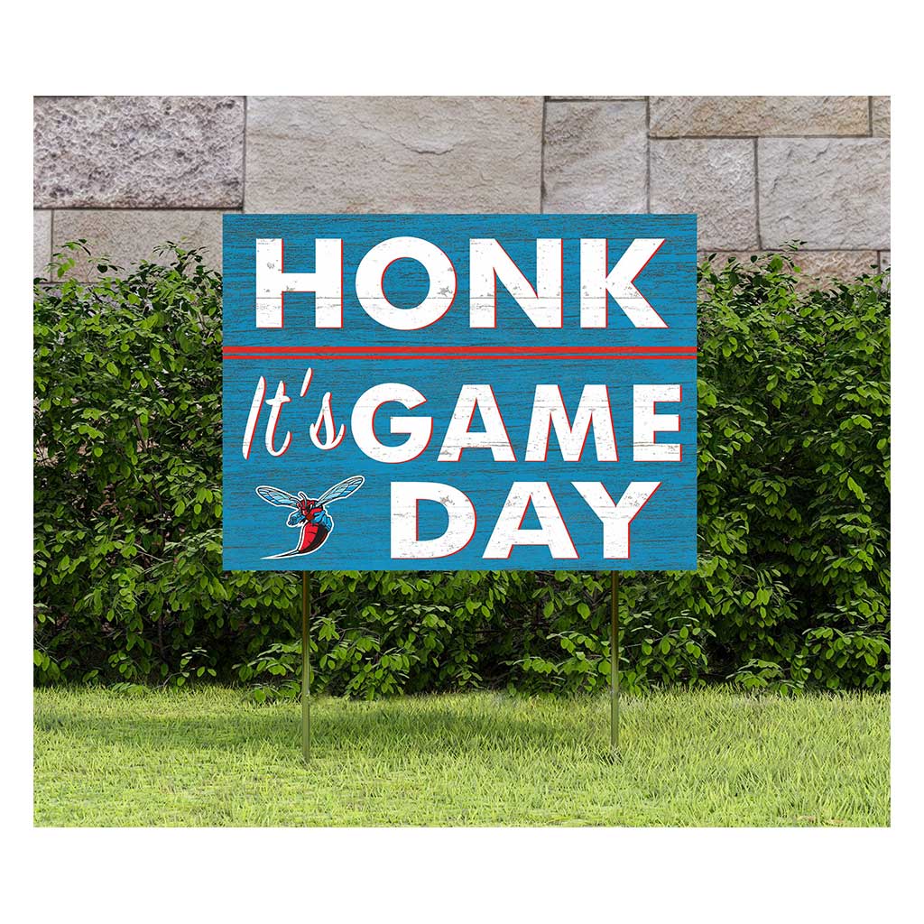 18x24 Lawn Sign Honk Game Day Delaware State Hornets