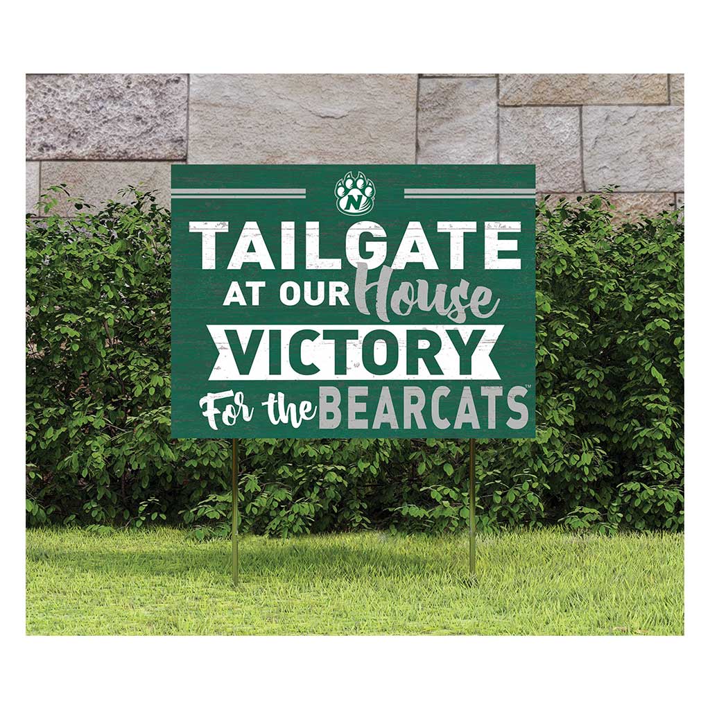 18x24 Lawn Sign Tailgate at Our House Northwest Missouri State University Bearcats