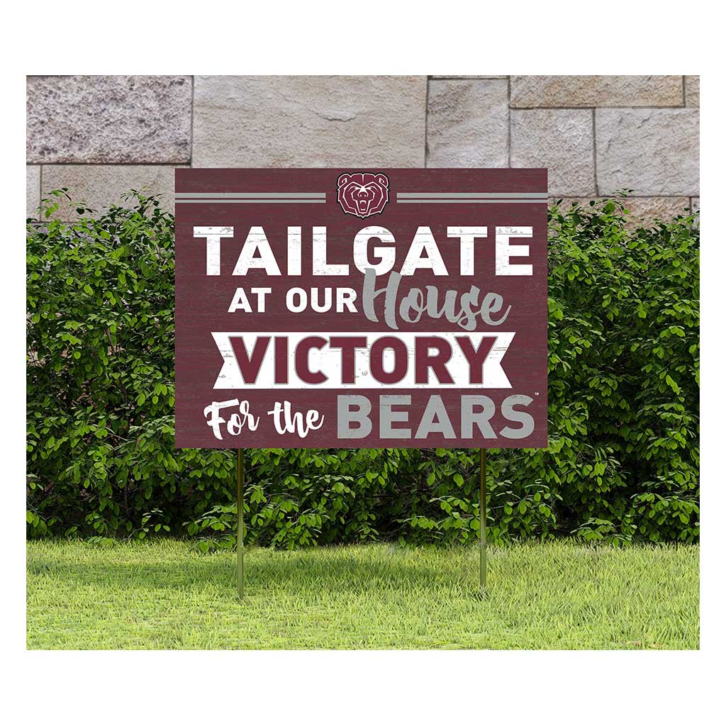 18x24 Lawn Sign Tailgate at Our House Missouri State Bears