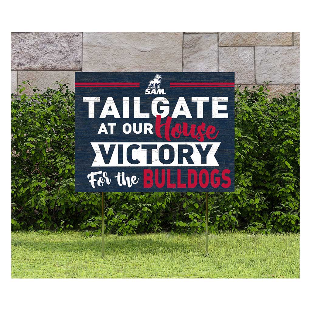 18x24 Lawn Sign Tailgate at Our House Samford Bulldogs