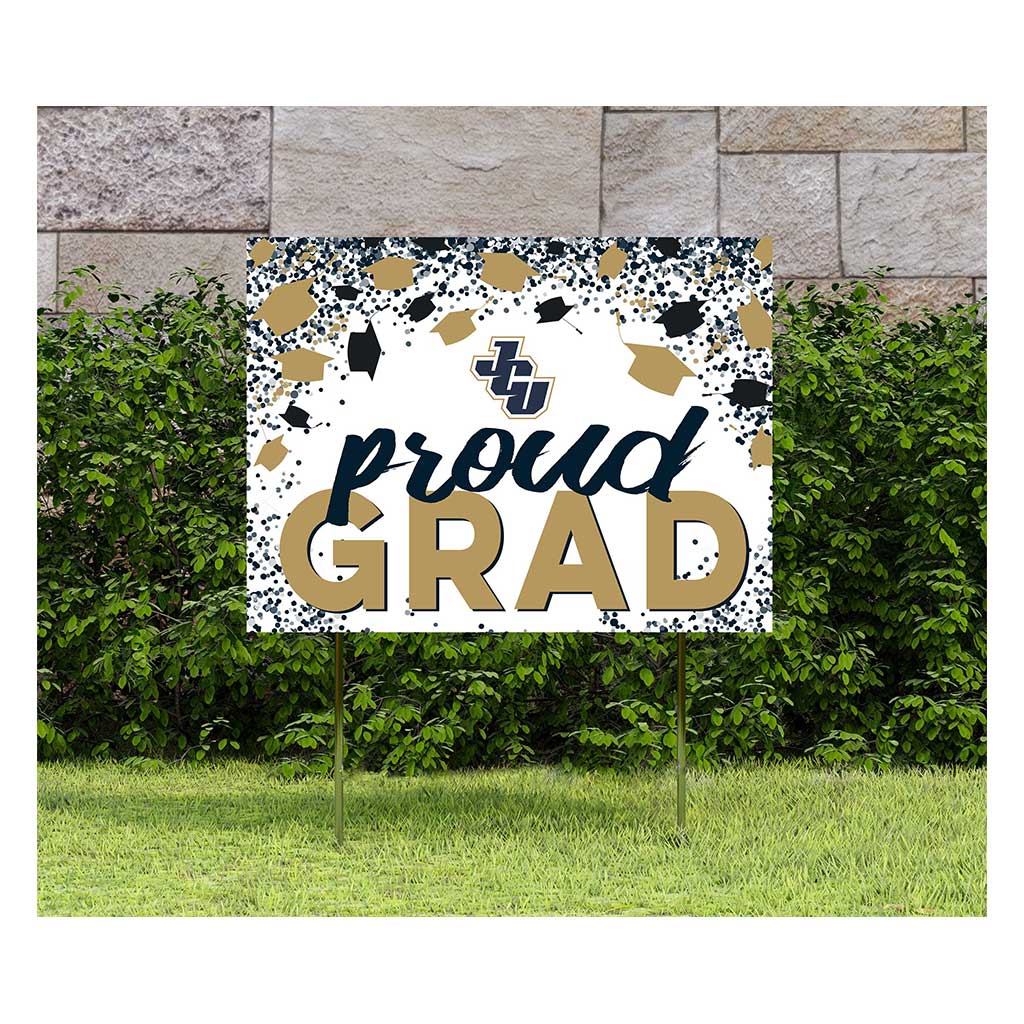 18x24 Lawn Sign Grad with Cap and Confetti Iona Gaels