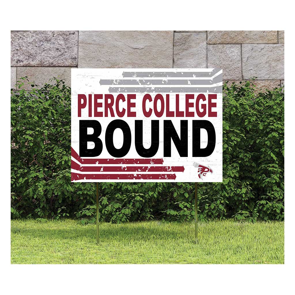 18x24 Lawn Sign Retro School Bound Pierce College Raiders