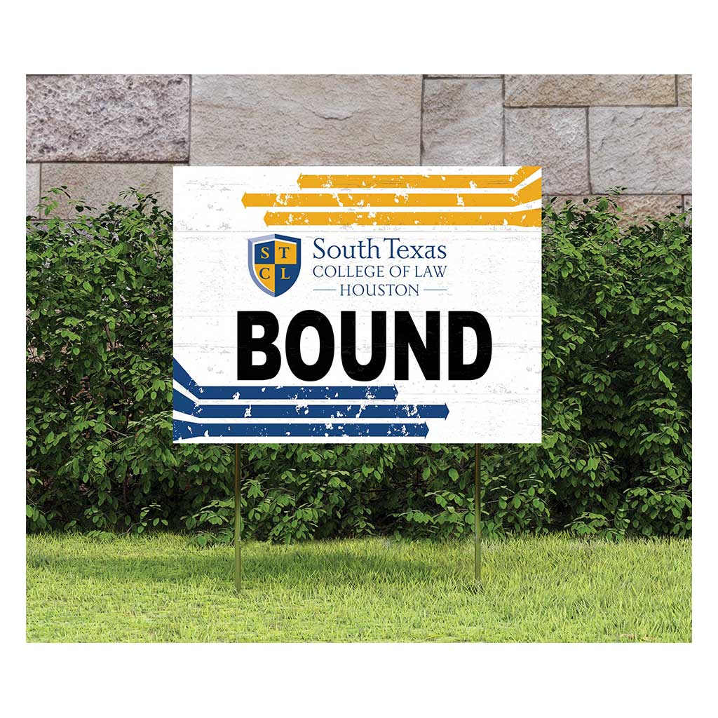 18x24 Lawn Sign Retro School Bound South Texas College of Law