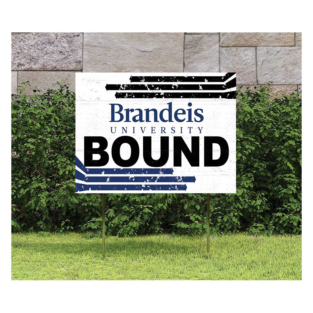 18x24 Lawn Sign Retro School Bound Brandeis Judges