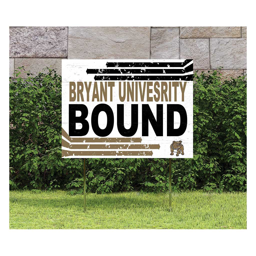 18x24 Lawn Sign Retro School Bound Bryant Bulldogs