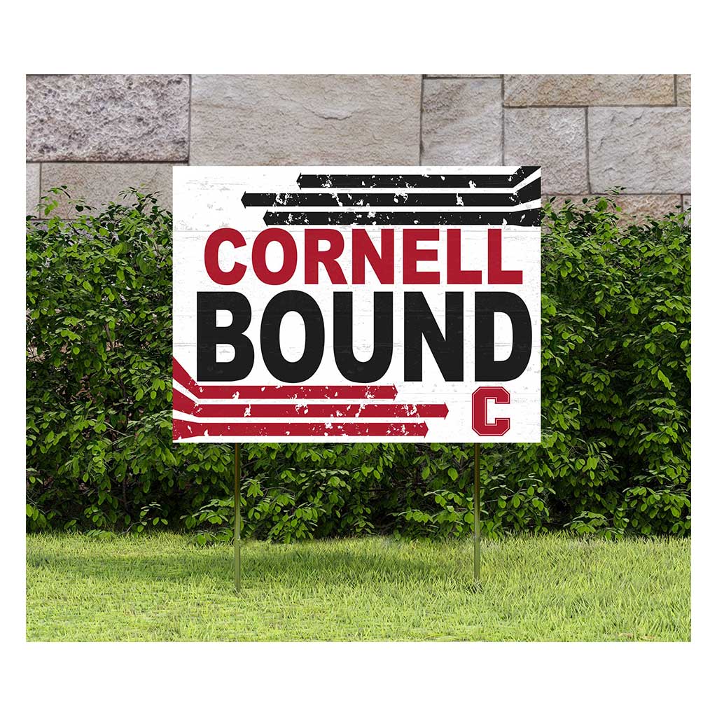 18x24 Lawn Sign Retro School Bound Cornell Big Red