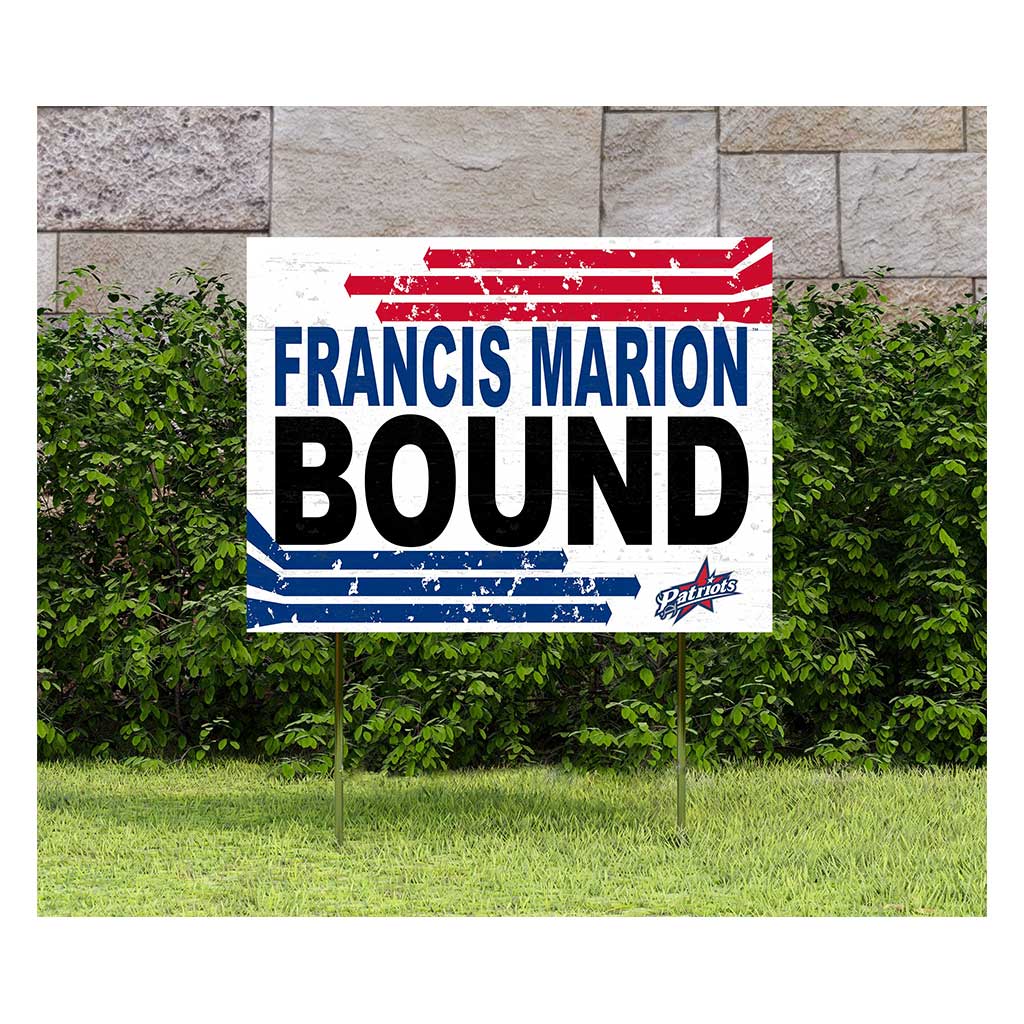 18x24 Lawn Sign Retro School Bound Francis Marion Patriots
