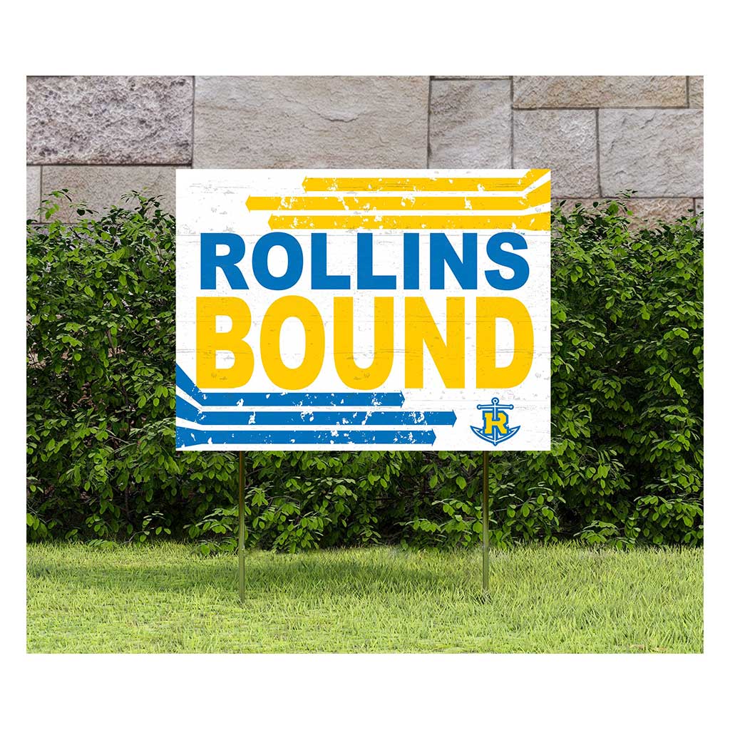 18x24 Lawn Sign Retro School Bound Rollins College Tars