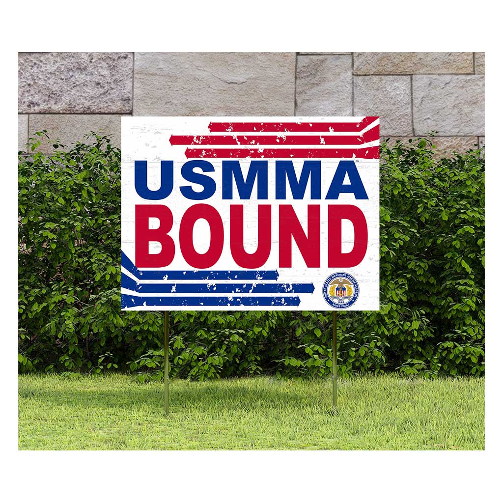 18x24 Lawn Sign Retro School Bound United State Merchant Marine Academy Mariners