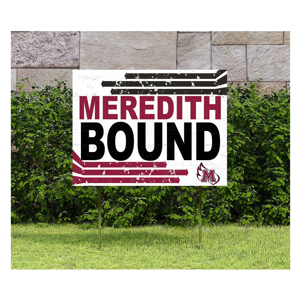 18x24 Lawn Sign Retro School Bound Meredith College Avenging Angels