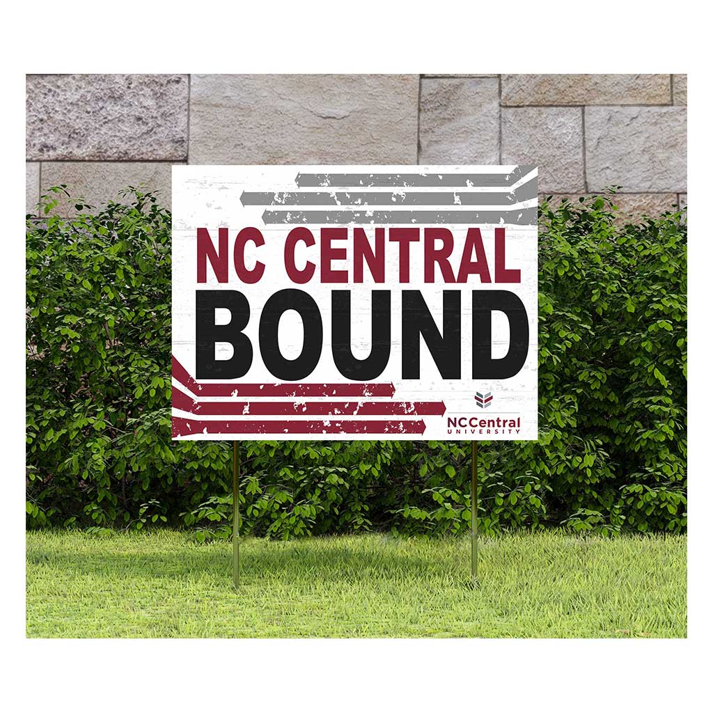 18x24 Lawn Sign Retro School Bound North Carolina Central Eagles