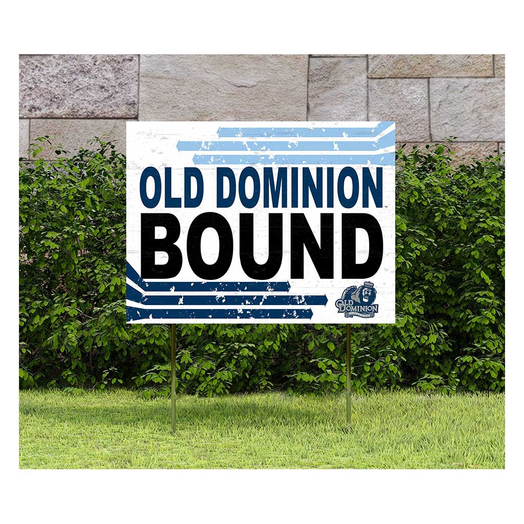 18x24 Lawn Sign Retro School Bound Old Dominion Monarchs