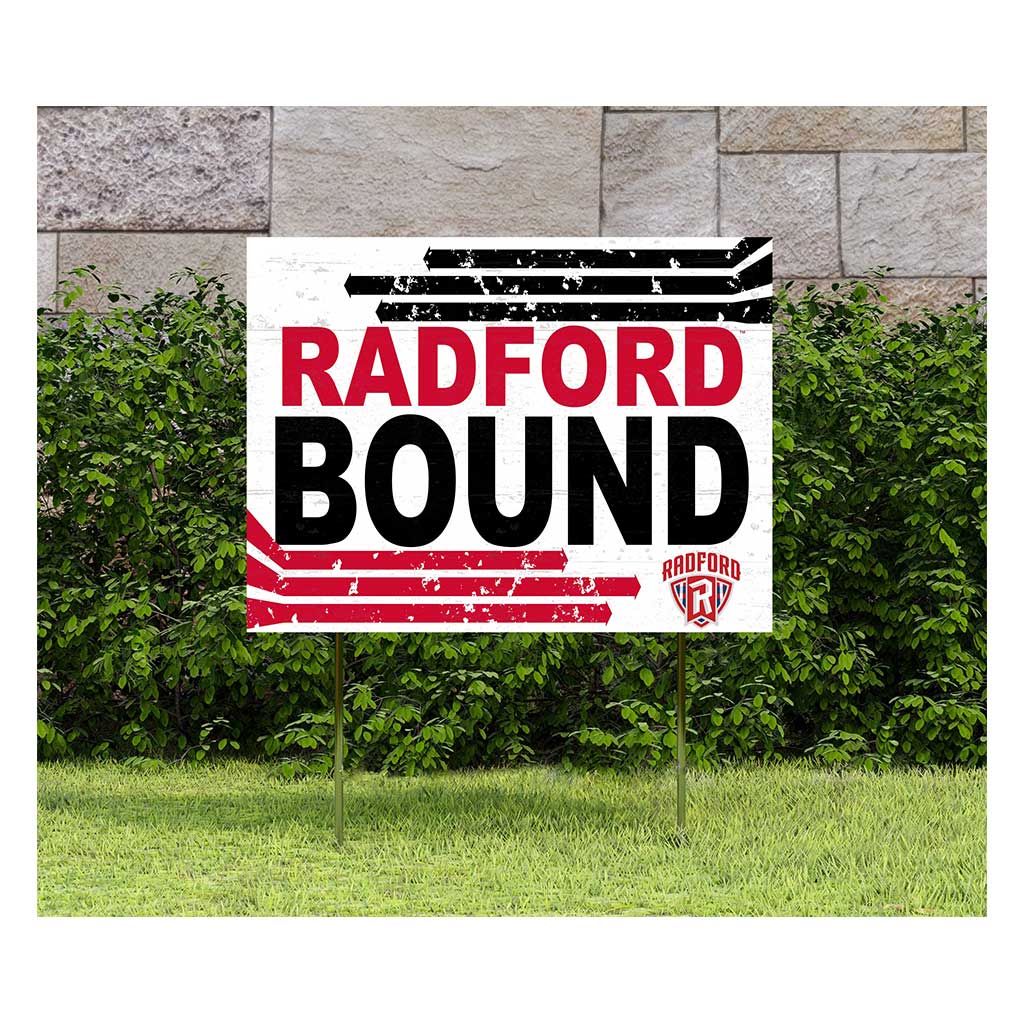 18x24 Lawn Sign Retro School Bound Radford Highlanders