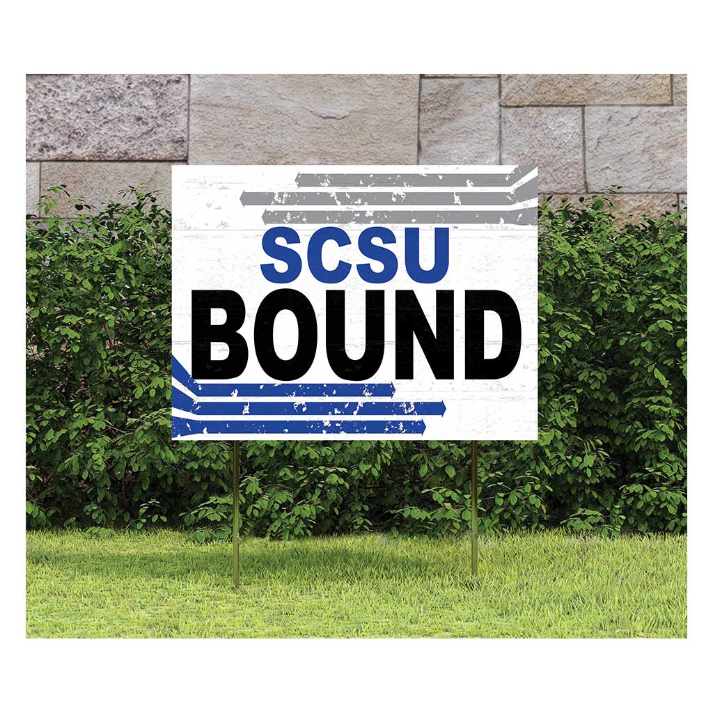 18x24 Lawn Sign Retro School Bound Southern Connecticut State Owls