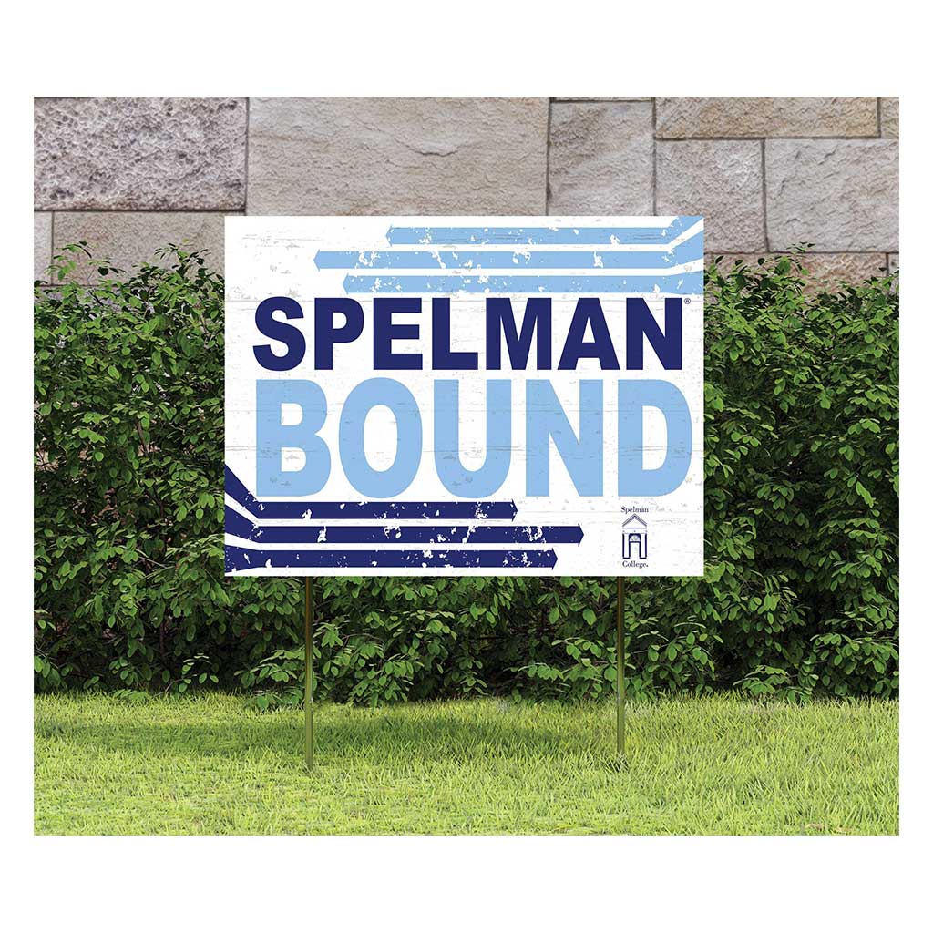 18x24 Lawn Sign Retro School Bound Spelman College