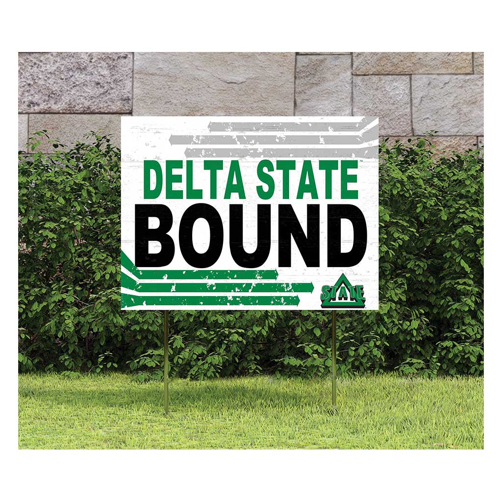 18x24 Lawn Sign Retro School Bound Delta State Statesman