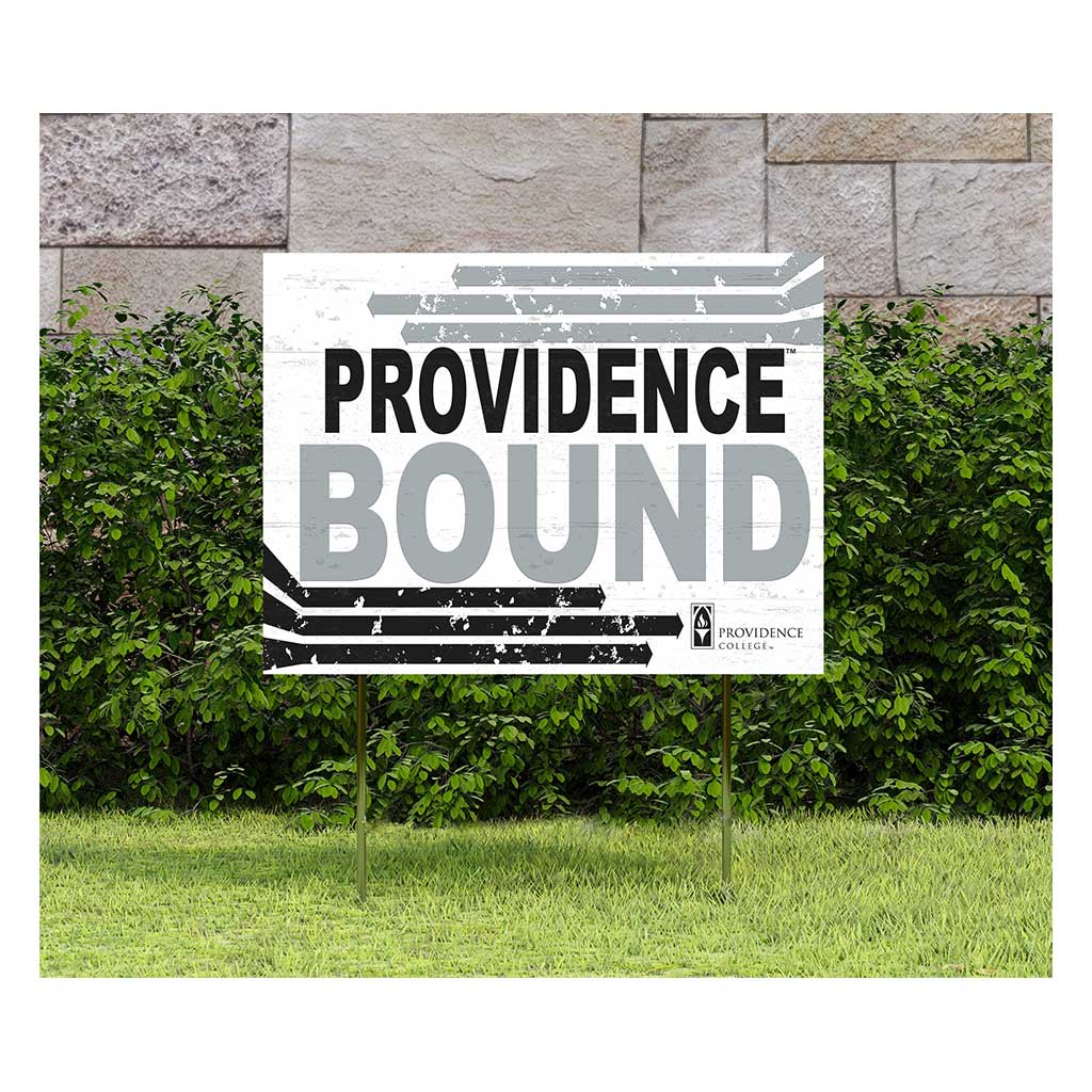 18x24 Lawn Sign Retro School Bound Providence Friars