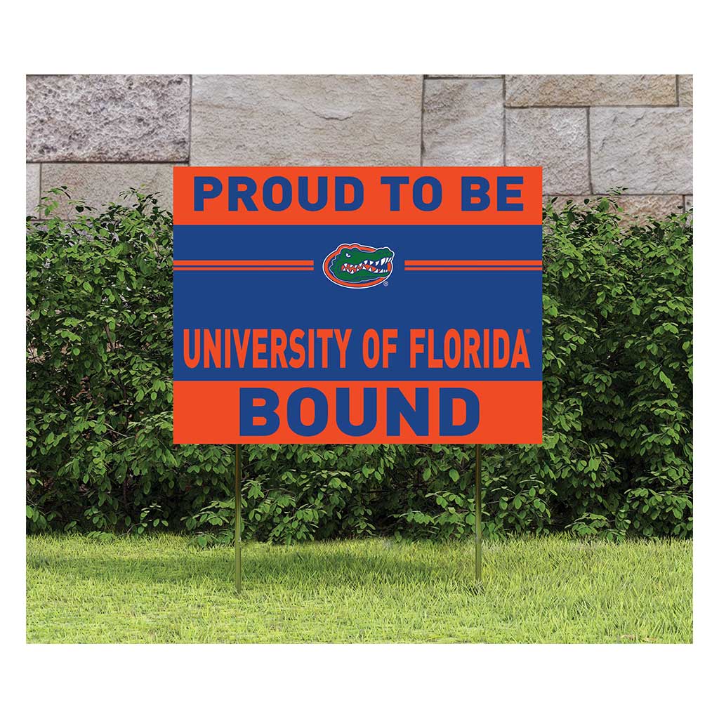 18x24 Lawn Sign Proud to be School Bound Florida Gators